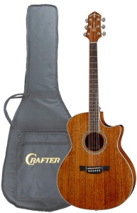 Электроакустическая гитара CRAFTER GAE-8 / MH/BR с чехлом